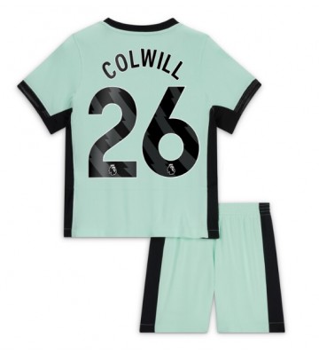 Chelsea Levi Colwill #26 Replika Babytøj Tredje sæt Børn 2023-24 Kortærmet (+ Korte bukser)